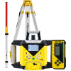 Nivel System NL740G Digital + statyw SJJ1 + łata LS-24 – zielony laser obrotowy 700 m z cyfrowymi spadkami i autowpasowaniem